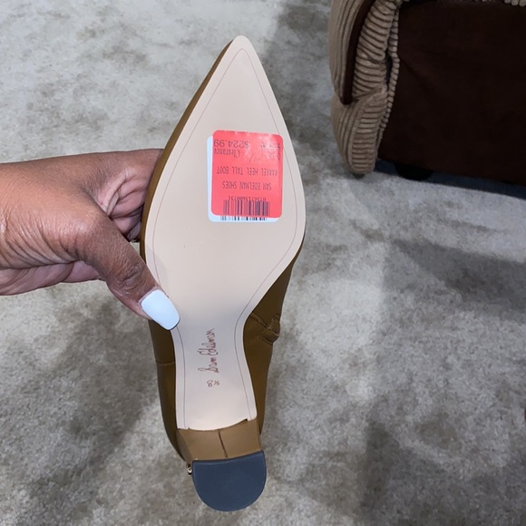 SAM EDELMAN RAAKEL CHOCOLATE LEATHER TALL BOOTS 8.5M BRAND NEW. no box - Picture 12 of 13